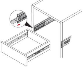 img 1 attached to Zengest Industrial Hardware Extension Bearing Drawer Slides