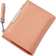 yiano womens bifold synthetic leather logo