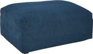 revamp your living space with surefit stretch oversized ottoman slipcover logo