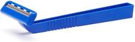 🪒 brn1312 latex free disposable twin blade facial razor, blue - pack of 500, medline logo