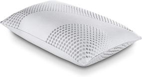 img 4 attached to 🛏️ Purecare Recovery Comfy Pillow with Celliant Fibers and Contouring Memory Foam Puffs - King Size (PCCELV703): Enhance Your Sleep Experience