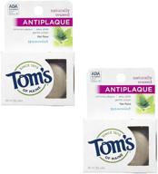 🌱 tom's of maine anti plaque flat spearmint floss (2) - fight plaque with refreshing spearmint flavored floss logo