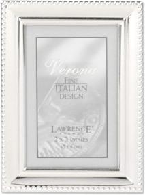 img 4 attached to 🖼️ Silver Lawrence Frames 2.5x3.5 Metal Frame with Lawrence Branding