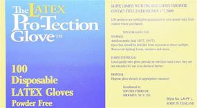 img 1 attached to 500 Count Large Comfitwear Disposable Latex Gloves