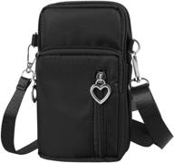 eeekit mini cross-body cell phone bag: stylish shoulder wallet pouch purse – fits most smartphones up to 6.5 inch logo