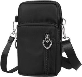 img 4 attached to EEEKit Mini Cross-Body Cell Phone Bag: Stylish Shoulder Wallet Pouch Purse – Fits Most Smartphones up to 6.5 inch