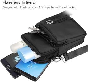 img 3 attached to EEEKit Mini Cross-Body Cell Phone Bag: Stylish Shoulder Wallet Pouch Purse – Fits Most Smartphones up to 6.5 inch