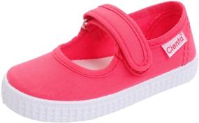 img 4 attached to Cienta 56000 Fashion Sneaker: The Perfect Choice for Toddler Girls' School Uniform Shoes