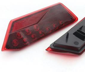 img 3 attached to Повысьте безопасность с красной светодиодной задней фарой для замены Polaris RZR XP 1000 S 900 XP 4 Turbo 2014-2019.