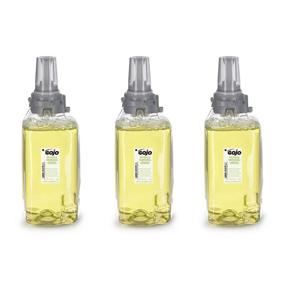 img 4 attached to 🍋 GOJO Foam Hand and Showerwash, Citrus and Ginger Fragrance, 1250 mL Foam Wash Refill Pack of 3 - 8813-03,Light Yellow