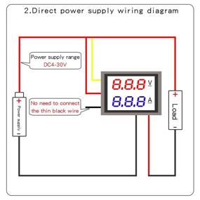 img 1 attached to 🔴 5-Pack Red Mini Digital Voltmeter DC 3V-30V 0.56 Inch Two-Wire LED Panel Digital Voltage Meter by DaFuRui