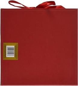 img 1 attached to 📸 Pioneer Red Leatherette Photo Album Box for 4x6, 5x7, and 6x8 Prints - 120 Pockets, 3-Ring, Frame Cover