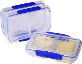 img 3 attached to Set of 3 Klip It Multi-Purpose Food Containers for Storage