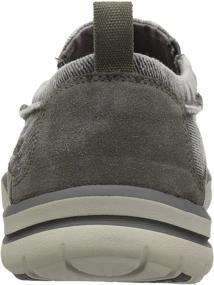 img 2 attached to Skechers Relaxed Elected Loafer Charcoal Men's Shoes in Loafers & Slip-Ons