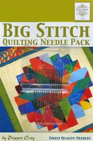 img 1 attached to 🧵 Experience the Finest Big Stitch Quilting Needles with the Colonial Needle CN-PC-2 Needle Pack by Pepper Cory