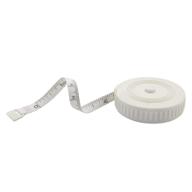 📏 edtape body measuring tape, soft tape measure for sewing, fabrics, tailoring, crafts - 60 inch/1.5m retractable dual sided measurement tape, white logo