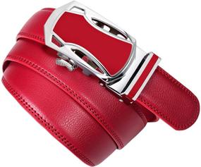 img 3 attached to Designer Men's Accessories and Belts - ITIEZY Leather Ratchet Automatic