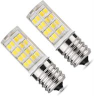 💡 e17 led bulb 5w – bright daylight white (6000k) – dimmable – pack of 2 for microwave oven light logo