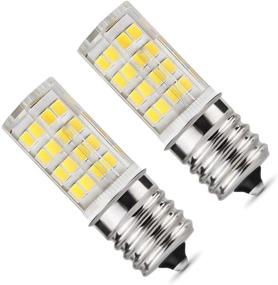 img 4 attached to 💡 E17 LED Bulb 5W – Bright Daylight White (6000K) – Dimmable – Pack of 2 for Microwave Oven Light