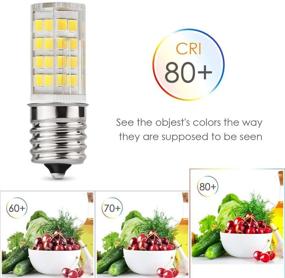 img 1 attached to 💡 E17 LED Bulb 5W – Bright Daylight White (6000K) – Dimmable – Pack of 2 for Microwave Oven Light