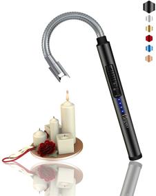 img 4 attached to 🔥 Vanpro Candle Lighter: Rechargeable Electric Lighter with 360°Flexible Neck – Safety at Your Fingertips for BBQ, Kitchen, Grill