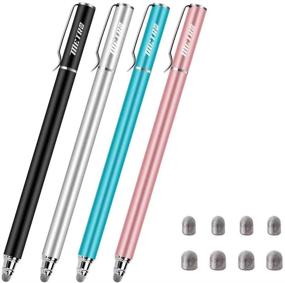img 4 attached to 🖊️ METRO Universal Stylus Pens - Enhanced Sensitivity Capacitive Styluses with 2-in-1 Fiber Tips for iPad, iPhone, Tablets & Cell Phones - Includes 8 Bonus Replaceable Tips
