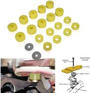 polyurethane body mounts kf04050bk ford logo