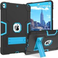 💙 bentoben ipad air 3 10.5" 2019 case, ipad pro 10.5" 2017 case, heavy duty rugged shockproof kickstand protective tablet case cover for ipad air 3rd gen / ipad pro 10.5 inch, blue/black logo