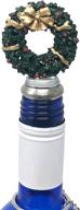 🍾 seo-optimized wine and beverage bottle stopper with decorative wreath логотип