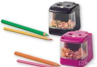 img 1 attached to 🔪 Twist-n-Sharp Pencil Sharpener by Bostitch, Ideal for Kids & Colored Pencils, in Assorted Colors (PS1-ADJ) review by Brian Bloomfield