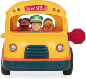 img 3 attached to 🚌 Battat School Vehicle for Toddlers: Engaging Educational Toy for 12+ Months