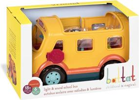img 1 attached to 🚌 Battat School Vehicle for Toddlers: Engaging Educational Toy for 12+ Months
