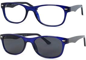 img 4 attached to 👓 Kid's Blue Light Blocking Glasses: Anti-Fatigue, Anti-Glare Gaming Eyewear with UV400-Blocking Sunglasses – Perfect Gift