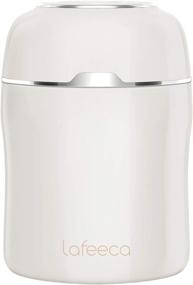 img 3 attached to 🍱 Lafeeca Thermos Food Jar: 17 oz Leak Proof Lunch Box – Insulated Storage Container in White