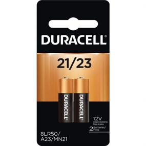 img 1 attached to Durable Duracell 12V Alkaline Alarm Remote Battery MN21 / A23 - 2 Pack: Long-lasting Power for Your Devices