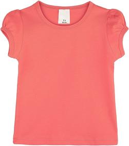 img 1 attached to Lilax Girls Sleeve Cotton T Shirt: Stylish Tops, Tees & Blouses for Girls