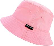 🧢 the hat depot kids packable bucket travel hat cap - washed cotton & lightweight nylon logo