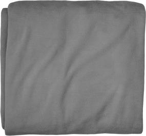 img 1 attached to 🛏️ Cozy & Luxurious Bare Home Super Soft Fleece Fitted Sheet - Twin XL Size - No-Pilling Polar Fleece - Deep Pocket - All Season Warmth - Grey