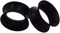 👂 oyaface 2 pc super soft silicone flexible ear skin tunnels plugs expanders gauges hollow body piercing 2g-3/4 logo