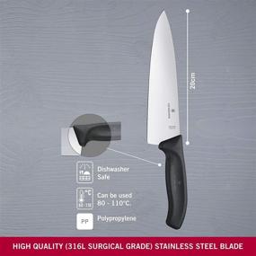 img 2 attached to Victorinox 6.8063.20-X2 8 Inch Swiss Classic Chef's Knife: A Cut Above the Rest