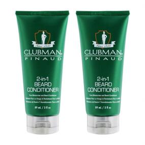 img 4 attached to 🧴 Clubman Pinaud 2-in-1 Beard Conditioner and Face Moisturizer – Double 3 oz Pack