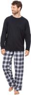 pajamagram mens plaid pajamas cotton men's clothing logo