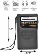 portable pocket radio built speaker home audio logo