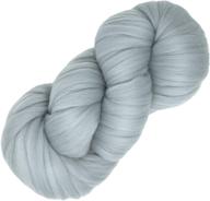 living dreams air merino super bulky chunky wool yarn: premium usa-made abalone-colored thick pencil roving yarn for needle knitting and crochet logo