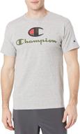 champion men's classic graphic white 👕 active wear: timeless style for men's clothing логотип