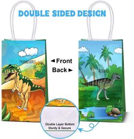 img 2 attached to 🦕 Dinosaur Birthday Party Supplies: 20 Dinosaur Party Bags and Favors Set