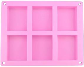 img 1 attached to 🔹 HOSL 3 Pack 6-Cavity Multi-Purpose Silicone Mould Set: Craft Soap, Cake, Ice Cube Tray