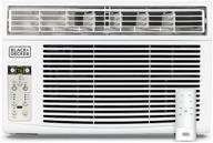 black+decker bd145wt6 window air conditioner: 14500 btu, 700 sq ft cooling, remote control - energy efficient & sleek in white logo