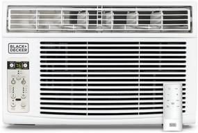 img 4 attached to BLACK+DECKER BD145WT6 Window Air Conditioner: 14500 BTU, 700 Sq Ft Cooling, Remote Control - Energy Efficient & Sleek in White