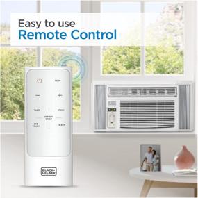 img 3 attached to BLACK+DECKER BD145WT6 Window Air Conditioner: 14500 BTU, 700 Sq Ft Cooling, Remote Control - Energy Efficient & Sleek in White